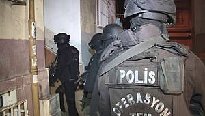 TEM Şube ekiplerince terör örgütü DEAŞ'a yönelik eş zamanlı operasyonda 14 şahıs gözaltına alınmıştır