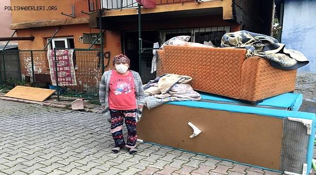 Adana'da 800 lira maaşla geçinen ailenin evi yangında kül oldu