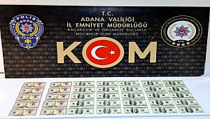 Adana'da Sahte 5 bin doları piyasa sürerken yakalandı