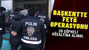 Ankara'da FETÖ/PDY'nin Adalet Bakanlığı yapılanmasına operasyon