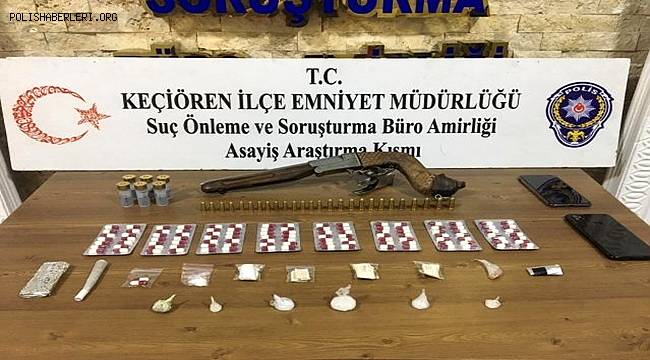 Ankara'da uyuşturucu operasyonuda zanlılar suç üstü yakalandılar