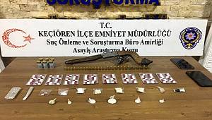 Ankara'da uyuşturucu operasyonuda zanlılar suç üstü yakalandılar