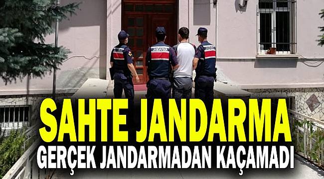 Antalya'da kendini Jandarma olarak tanıtan Dolandırıcı Jandarmadan kaçamadı 