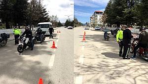 Antalya'da Polis Ekiplerinden Motosiklet Denetimi