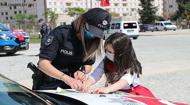 Antalya Emniyet Müdürlüğü ekipleri 23 Nisan Çocuk Bayramını Çoşkuyla Kutladı