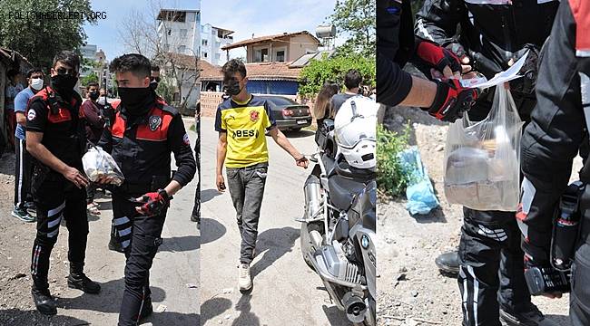 Çaldığı 30 bin TL ve altın dolu poşetle koşarken devriye gezen polis ekibinin önüne düştü