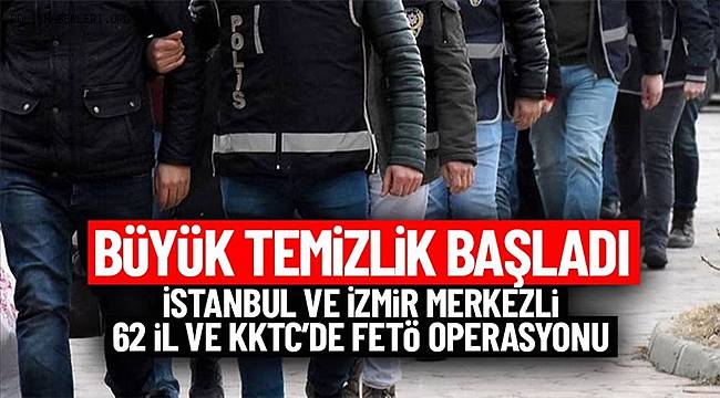 FETÖ'nün TSK yapılanmasına yönelik 62 ilde düzenlenen operasyonda 168 şüpheli  gözaltına alındı 
