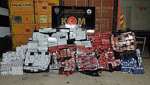 Gaziantep'te 20 bin paket kaçak sigara ele geçirildi