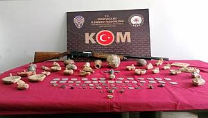 İzmir'de 91 parça 'Tarihi Eser' ele geçirildi