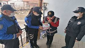 Konya'da Polis Küçük Furkan'nın Yeni Yaşını Kutladı