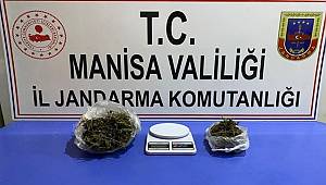 Manisa'da jandarma şüphe üzerine uyuşturucu ele geçirdi
