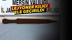 Mersin'in Tarsus ilçesinde lejyoner kılıcı ele geçirildi