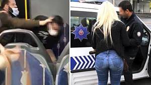 Metrobüste genç kadına taciz iddası, Yolcular şüpheliyi polise teslim etti
