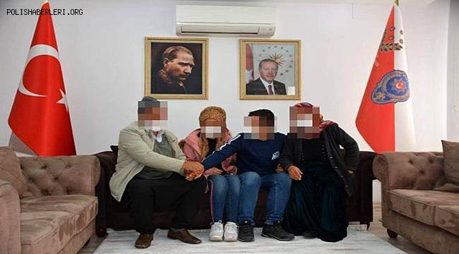 Polisin ikna çalışması sonucu teslim olan terörist ailesiyle buluşturuldu