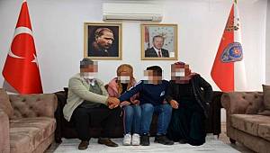 Polisin ikna çalışması sonucu teslim olan terörist ailesiyle buluşturuldu