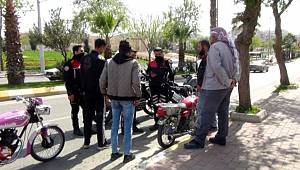 Şanlıurfa'da motosiklet denetimi gerçekleştirildi