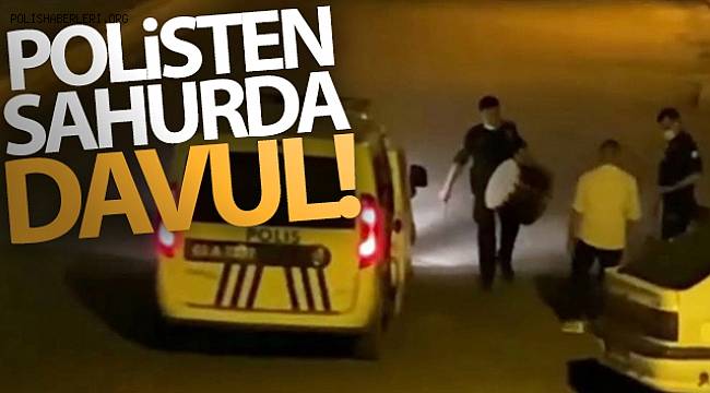 Şanlıurfa'da Polis Sahurda Ramazan Davulu Çaldı