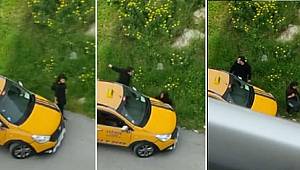 Ticari taksiyle kız kardeşine çarpan sürücü gözaltına alındı