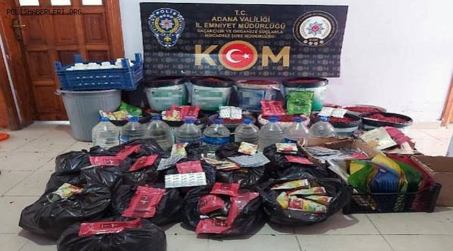Adana'da düzenlenen kaçakçılık operasyonunda 6 şüpheli gözaltına alındı