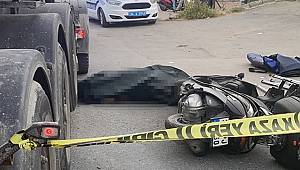 Ataşehir'de Motosiklet sürücüsü Beton Mikserin altında kalarak yaşamını yitirdi