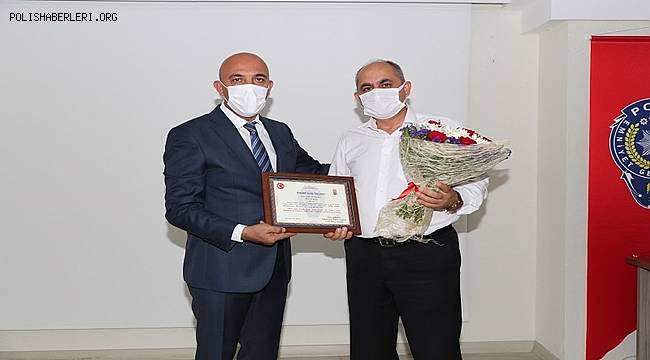 Emniyet Müdürü ŞAHNE'den Mersin Emniyet Personeline Hediye Takdimi