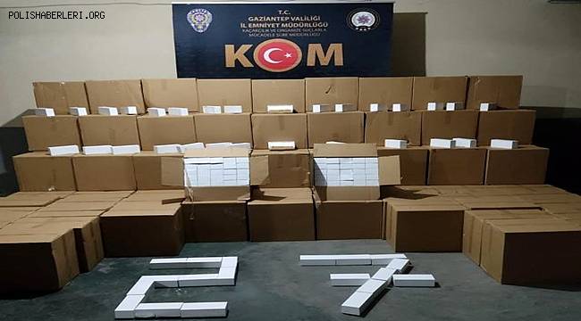 Gaziantep'te 2 milyon 520 bin makaron ele geçirildi 