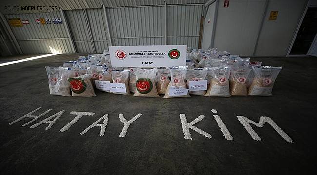 İskenderun'da 313 milyon TL değerinde 1 ton uyuşturucu hap ele geçirildi