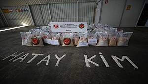 İskenderun'da 313 milyon TL değerinde 1 ton uyuşturucu hap ele geçirildi