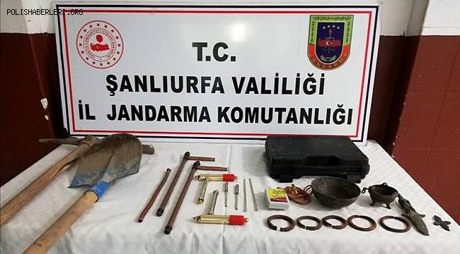 Şanlıurfa'da Kaçak kazıda yer altından Roma zindanları çıktı 4 kişi gözaltına alındı