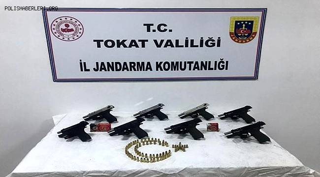 Tokat'ta silah kaçakçılığı operasyonunda bir şüpheli gözaltına alındı 