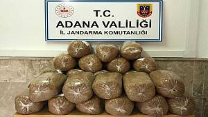 Adana Feke'de 442 kilogram kaçak tütün ele geçirildi