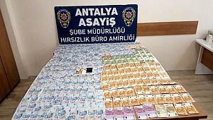 Antalya'da girdiği evden çok sayıda ziynet eşyası ve para çalan hırsız tutuklandı