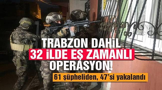 Balıkesir merkezli 32 ilde düzenlenen FETÖ operasyonunda 47 şüpheli gözaltına alındı