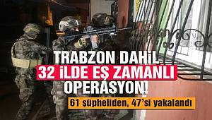 Balıkesir merkezli 32 ilde düzenlenen FETÖ operasyonunda 47 şüpheli gözaltına alındı