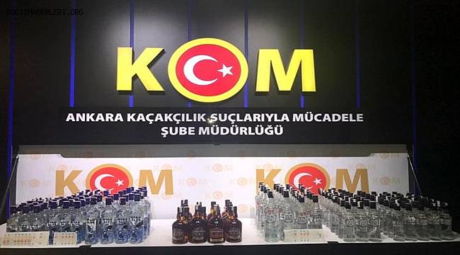 Başkent'teki sahte alkol operasyonunda 12 kişi gözaltına alındı