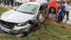 Belediye Başkanı Aşgın'ın oğlu trafik kazası yaptı