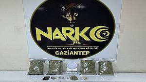 Gaziantep'te 4 kilo 110 gram uyuşturucu ele geçirildi