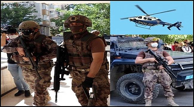 Gaziantep'te 600 polisle 9 saatlik dev uyuşturucu operasyonu başladı 