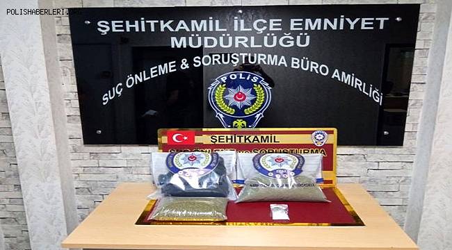 Gaziantep'te uyuşturucu operasyonunda 5 şüpheli gözaltına alındı