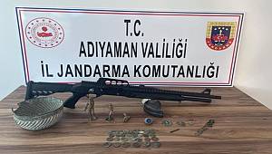Jandarma Adıyaman’da çok sayıda tarihi eser ele geçirdi