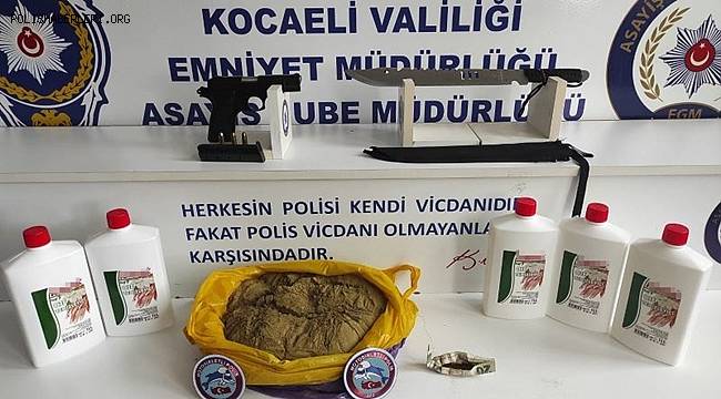 Kocaeli'de durdurulan araçtan 2 kilo uyuşturucu çıktı