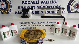 Kocaeli'de durdurulan araçtan 2 kilo uyuşturucu çıktı