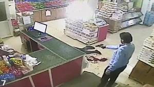 Konya'da market sahibinin öldürülmesi kamerada