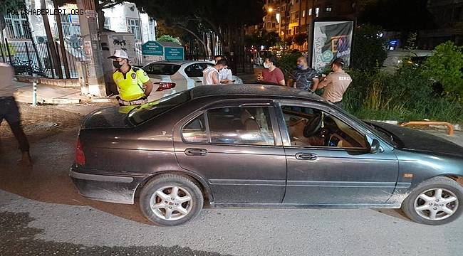 Manisa'da Son kısıtlama gününde Bekçilerden Trafik uygulaması