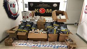 Mersin'de 3 milyon 310 bin bandrolsüz makaron ele geçirildi 