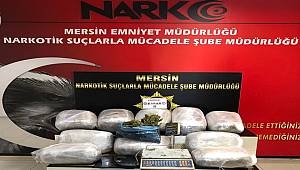 Mersin'de 58 kilo 800 gram esrar ele geçirildi