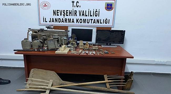 Nevşehir’de antika hırsızları yakalandı