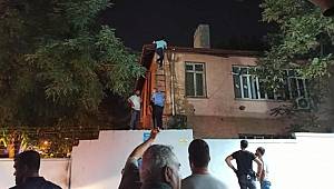 Nizip'te gasp zanlıları okulun çatısında yakalandı