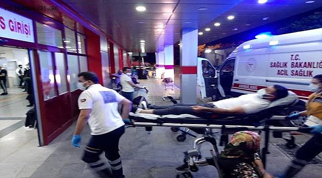 Nizip'te yorgun mermi devriye gezen komiseri yaraladı