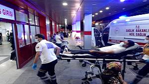 Nizip'te yorgun mermi devriye gezen komiseri yaraladı